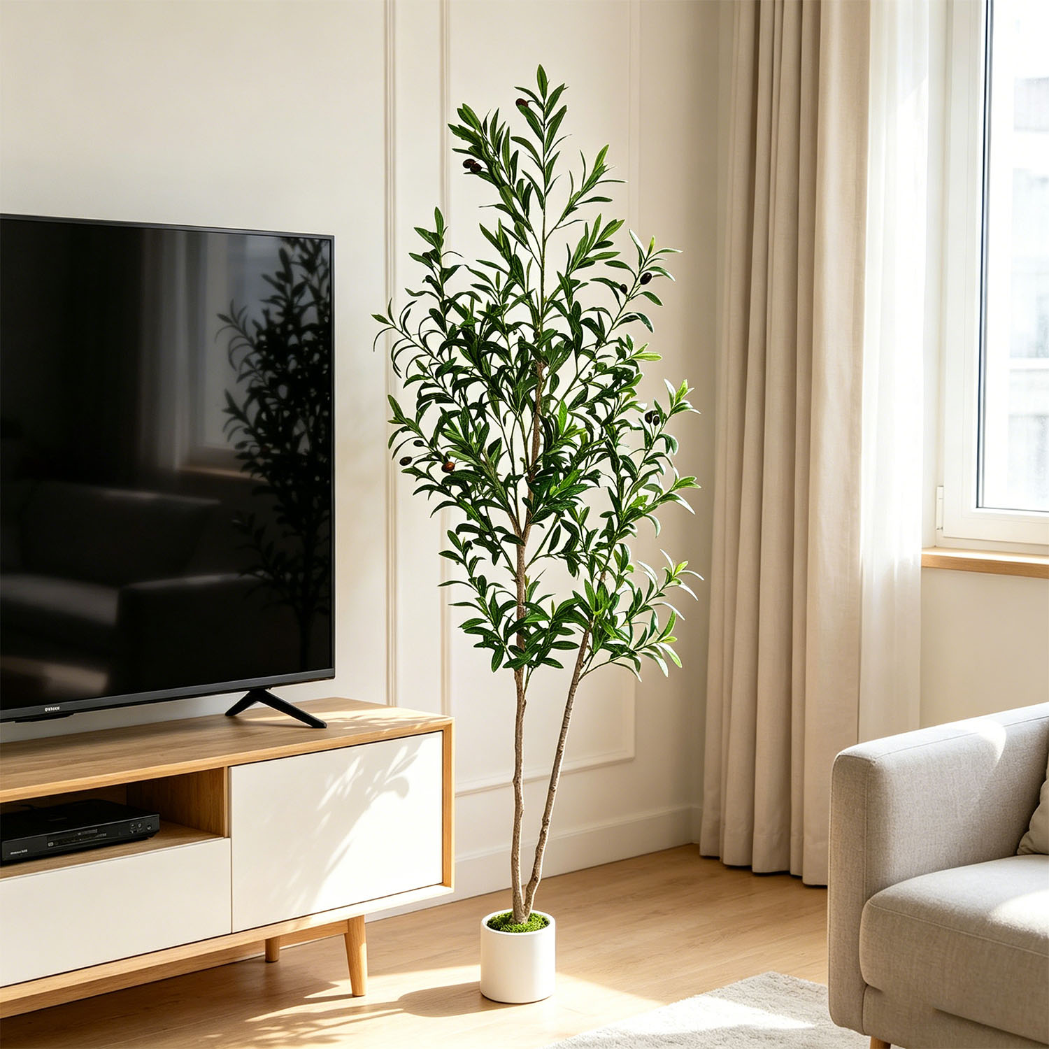 145Cm-175Cm/5.7Ft Artificial O - مراجعة Dracaena Marginata وسعره
