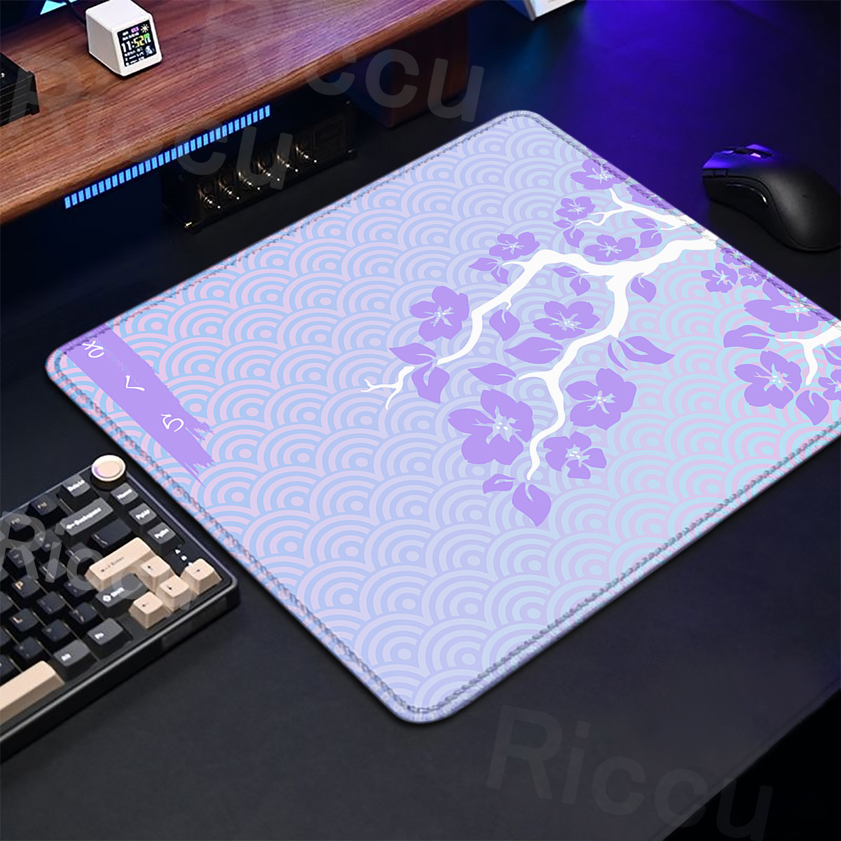 Purple Sakura Table Pad Gaming - مراجعة Tradescantia Purple وسعره