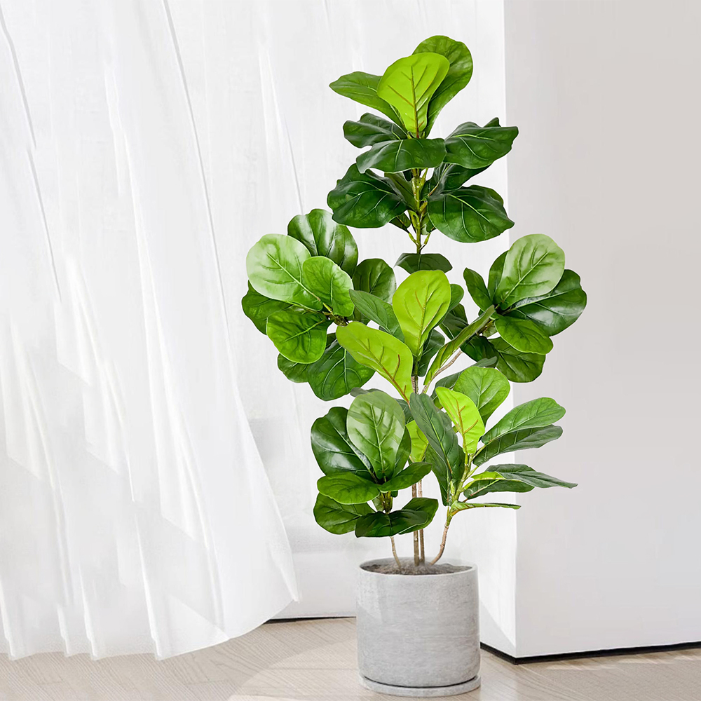 70-135cm Large Artificial Fidd - مراجعة Ficus Lyrata Tree وسعره