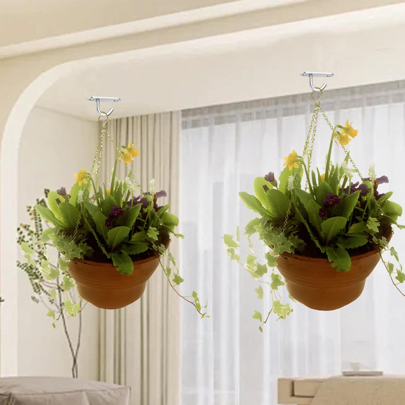 10/1pcs Heavy Duty J Hooks Sta - مراجعة Spider Plant Hanging وسعره