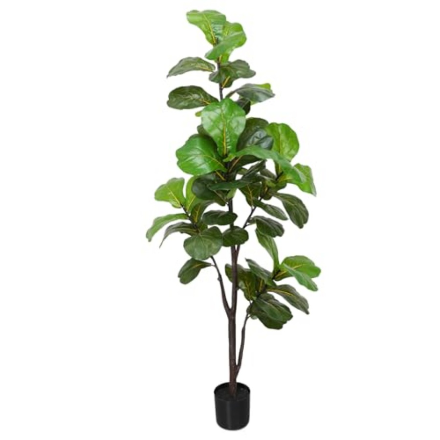 Artificial Fiddle Leaf Fig Tre - مراجعة Ficus Lyrata Tree وسعره