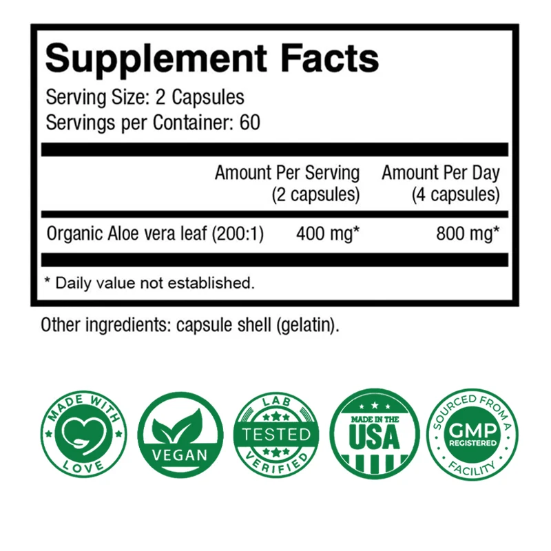 Aloe Vera Capsules - Help Prom - مراجعة Aloe Vera Pot وسعره