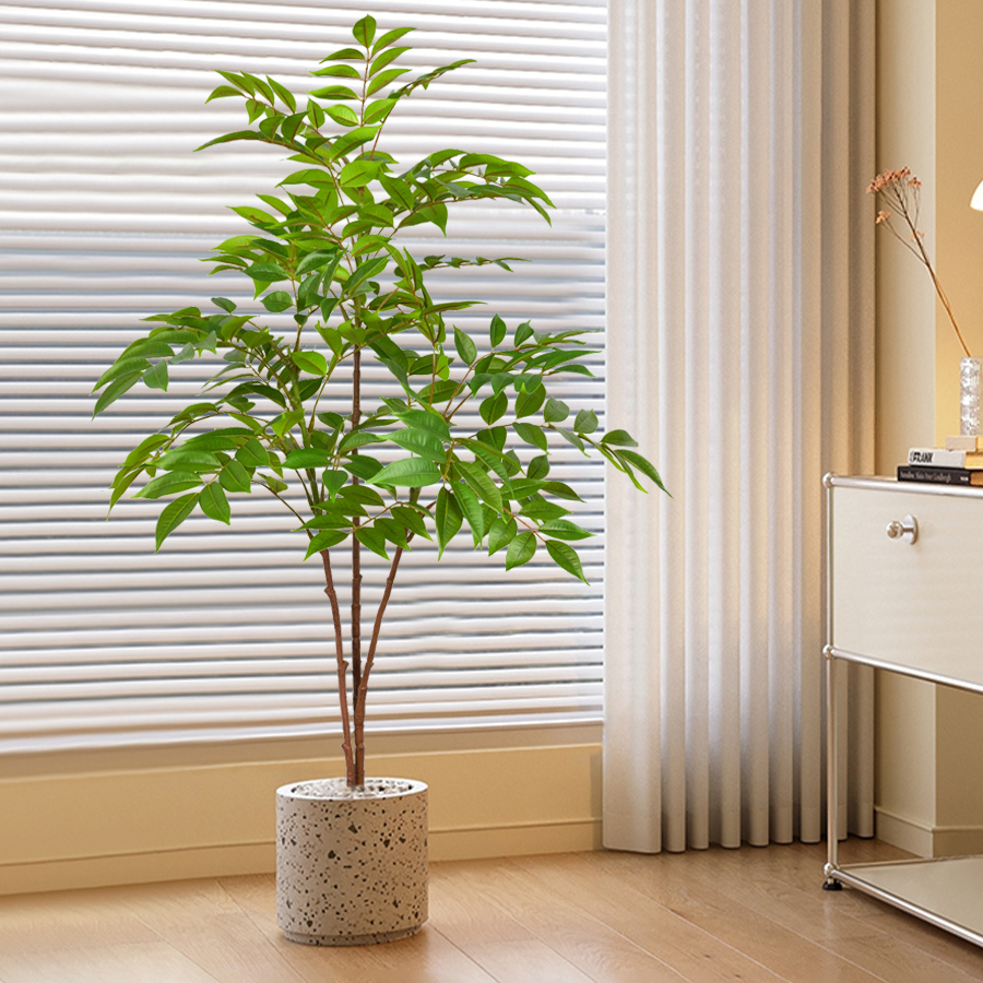 76-140cm Large Artificial Ficu - مراجعة Ficus Lyrata Tree وسعره