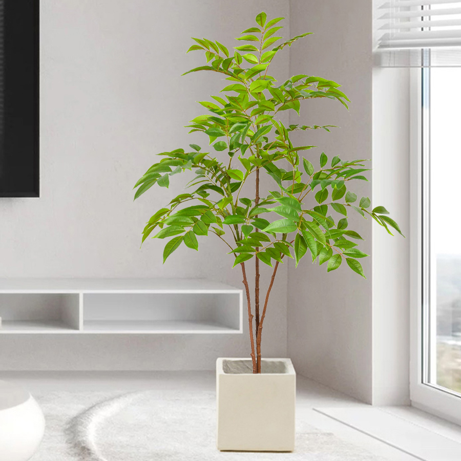 76-140cm Large Artificial Ficu - مراجعة Ficus Lyrata Tree وسعره