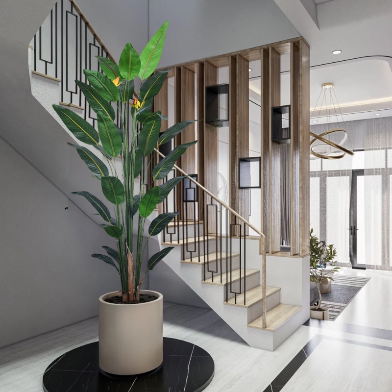 Realistic Large Faux Bird Para - مراجعة Bird Paradise Strelitzia وسعره