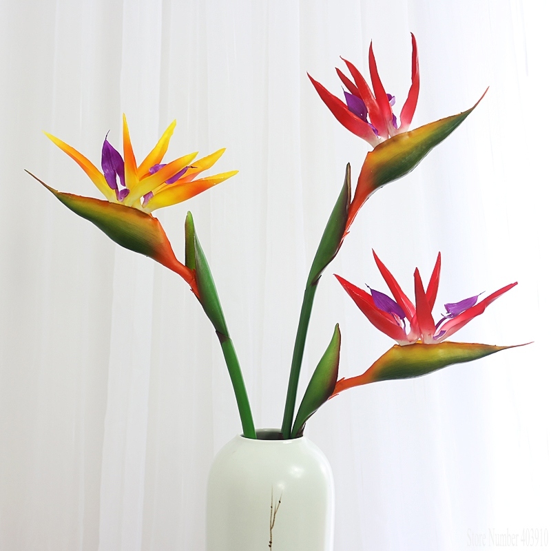 90CM silicone paradise bird st - مراجعة Bird Paradise Strelitzia وسعره