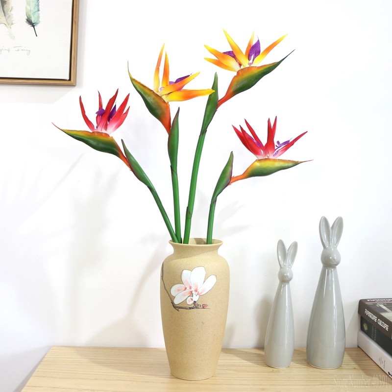 90CM silicone paradise bird st - مراجعة Bird Paradise Strelitzia وسعره