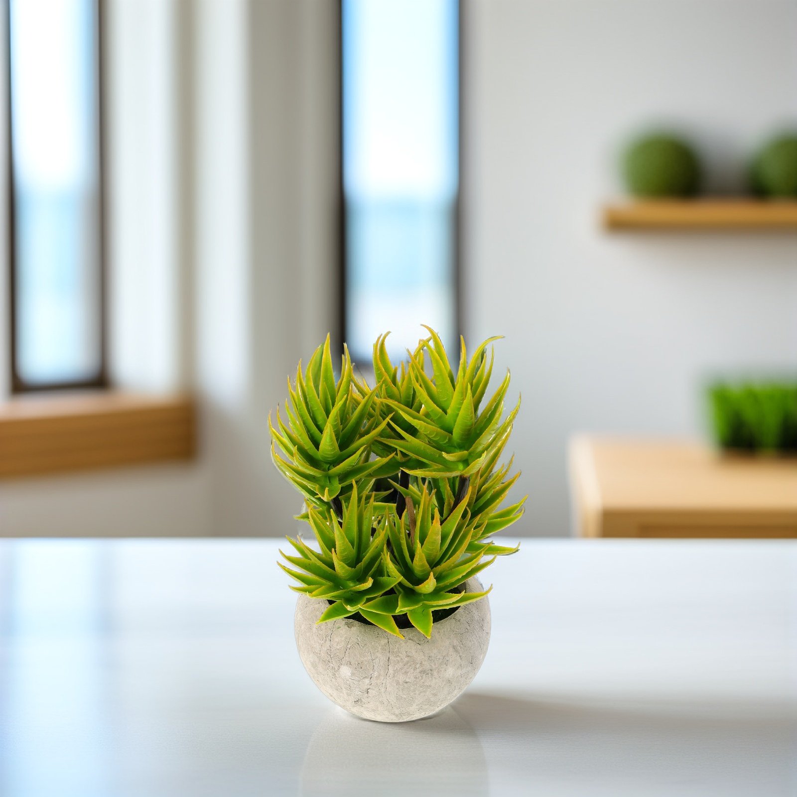 1 Piece Artificial Aloe Vera B - مراجعة Aloe Vera Pot وسعره