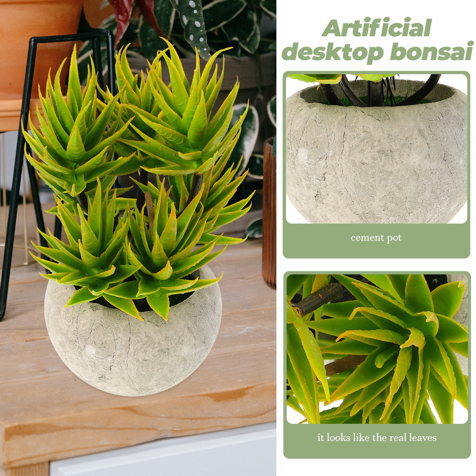 1 Piece Artificial Aloe Vera B - مراجعة Aloe Vera Pot وسعره