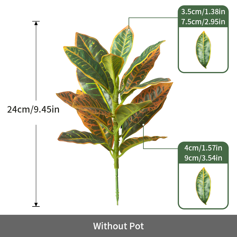 24-41cm Artificial Plants Fake - مراجعة Ficus Lyrata Tree وسعره