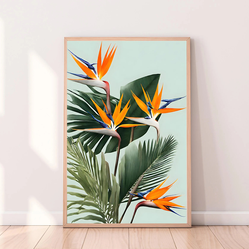 Bird of Paradise Wall arts, St - مراجعة Bird Paradise Strelitzia وسعره