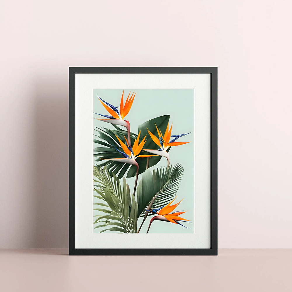 Bird of Paradise Wall arts, St - مراجعة Bird Paradise Strelitzia وسعره