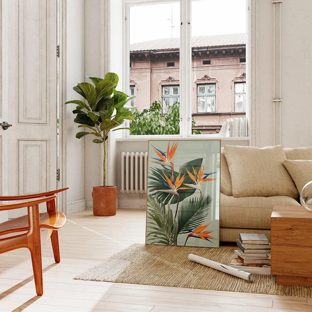 Bird of Paradise Wall arts, St - مراجعة Bird Paradise Strelitzia وسعره