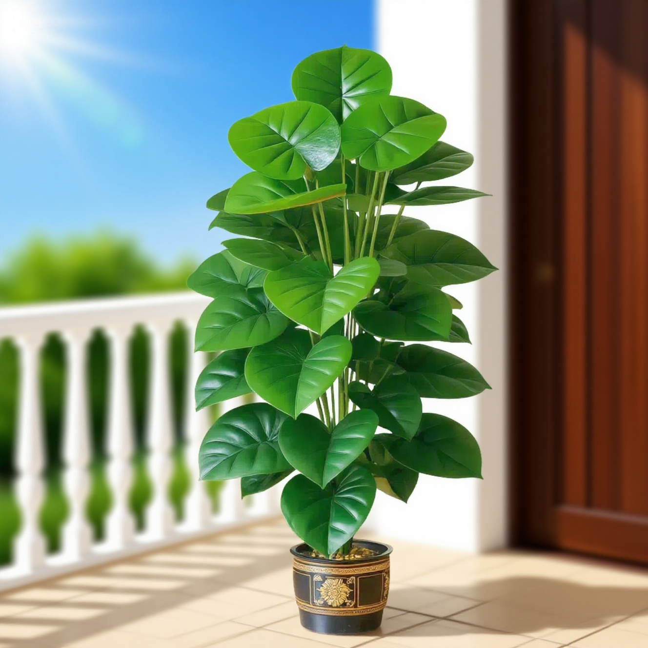 Large Artificial Pothos Plant  - مراجعة Dracaena Marginata وسعره