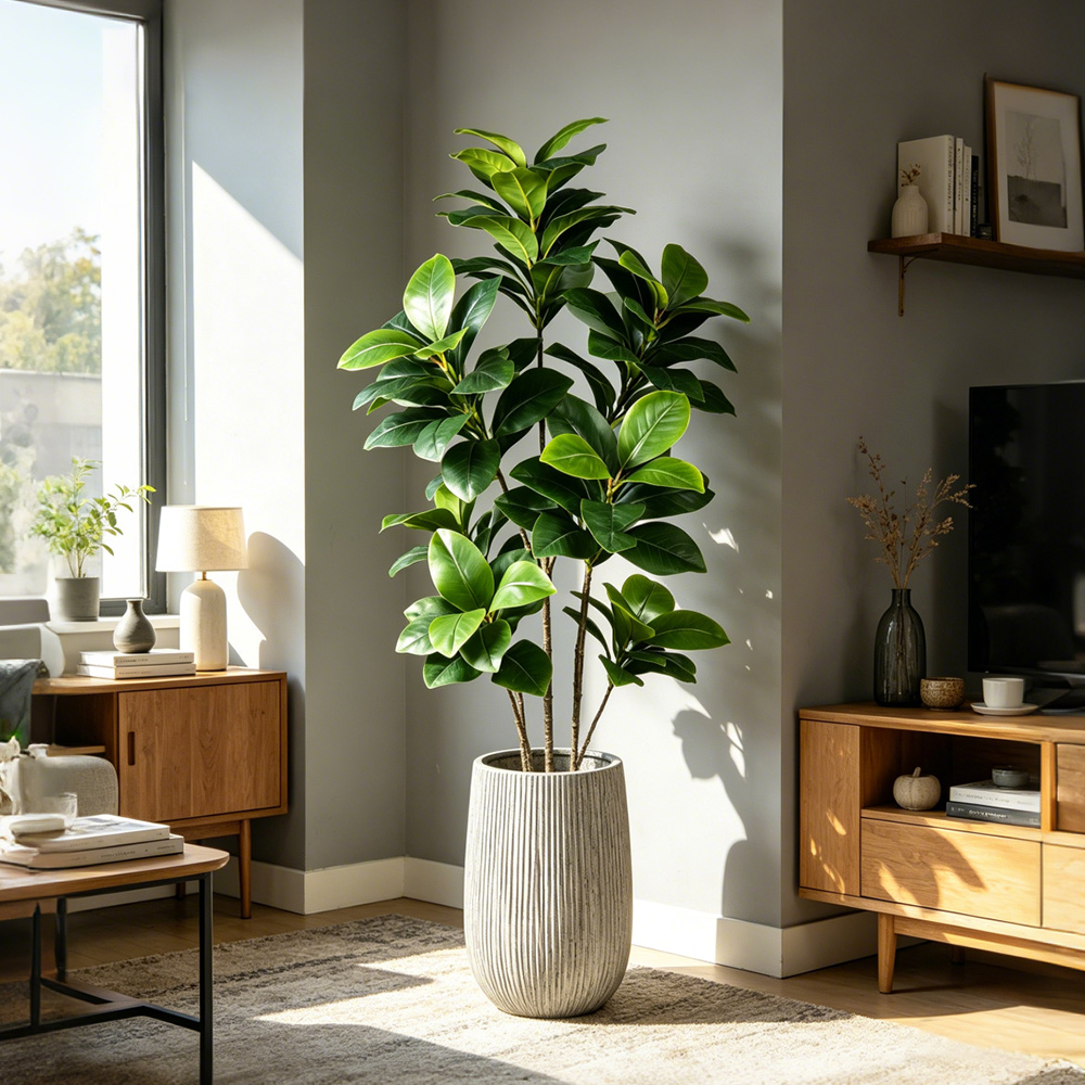 74-140cm Large Artificial Bany - مراجعة Ficus Lyrata Tree وسعره