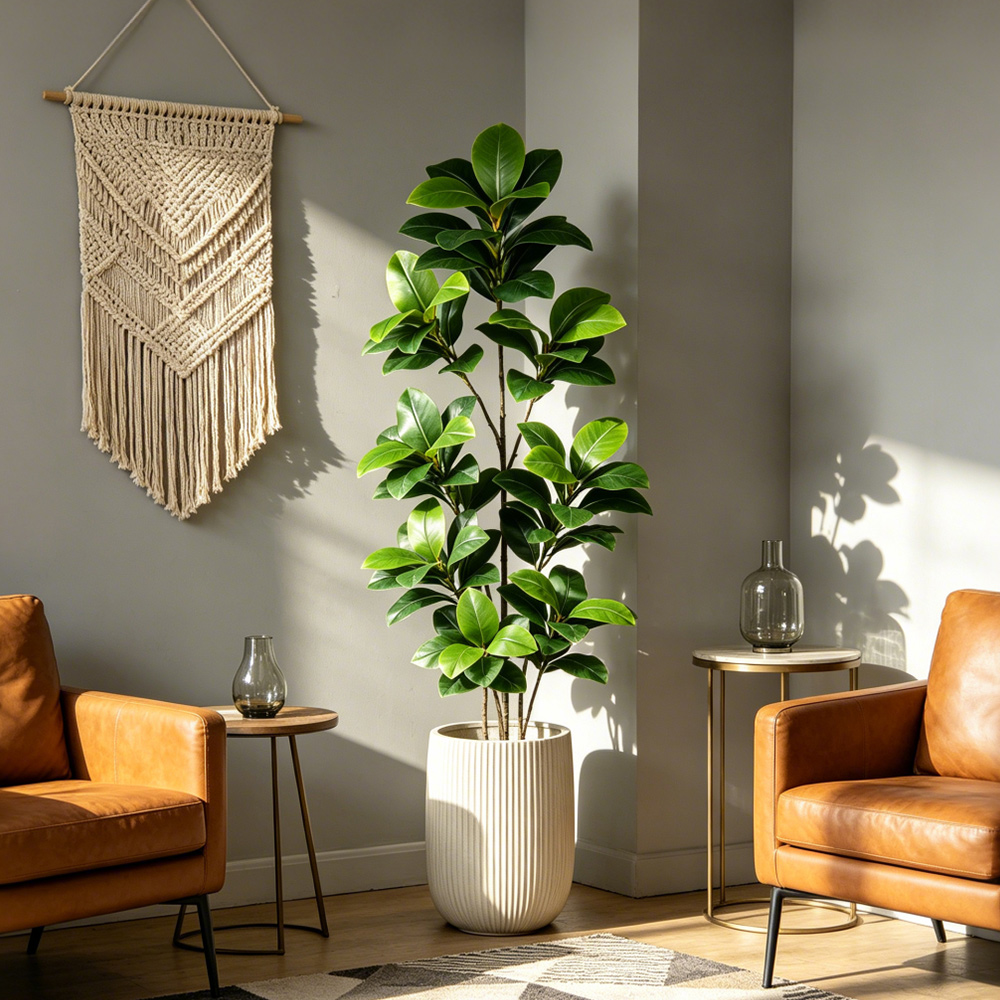 74-140cm Large Artificial Bany - مراجعة Ficus Lyrata Tree وسعره