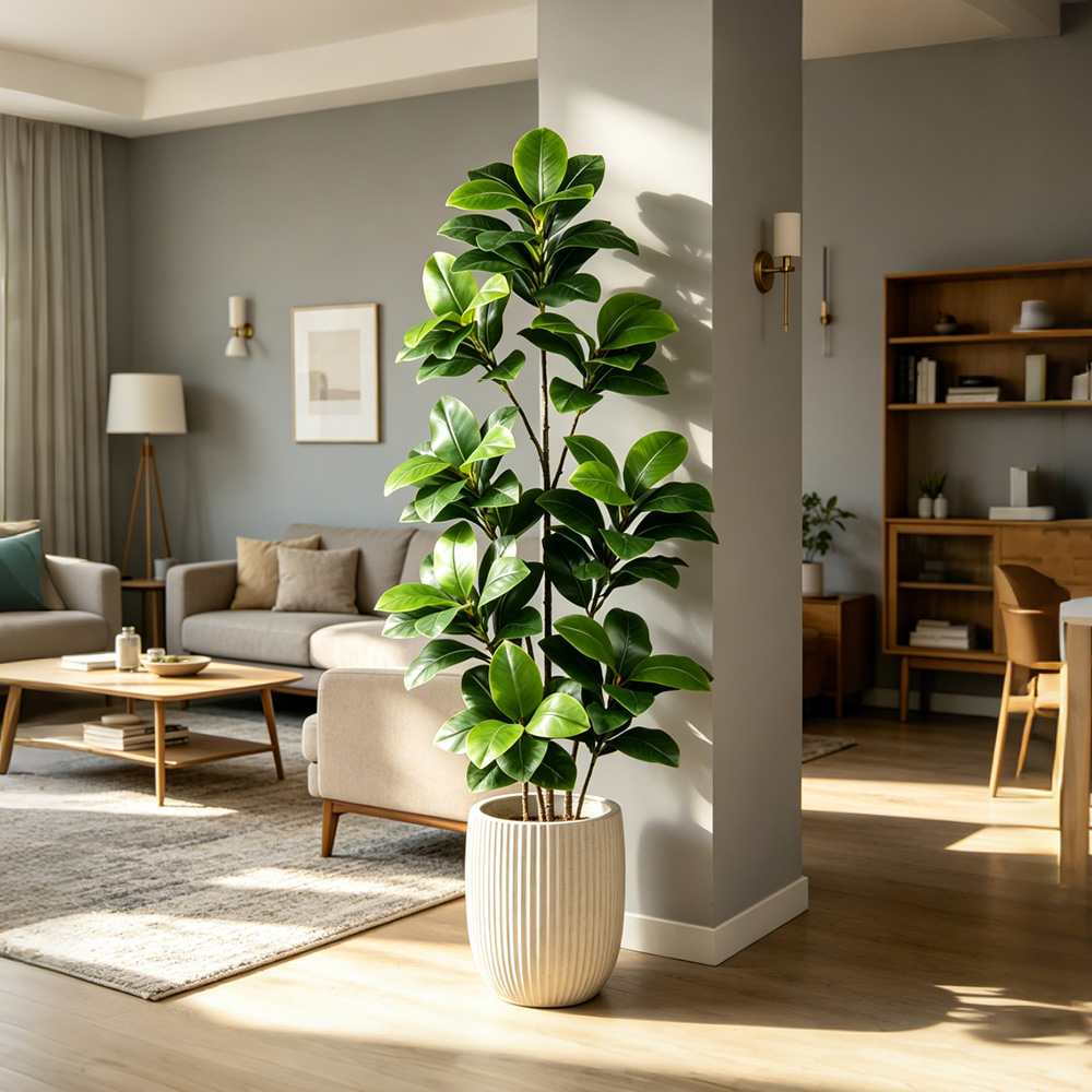 74-140cm Large Artificial Bany - مراجعة Ficus Lyrata Tree وسعره