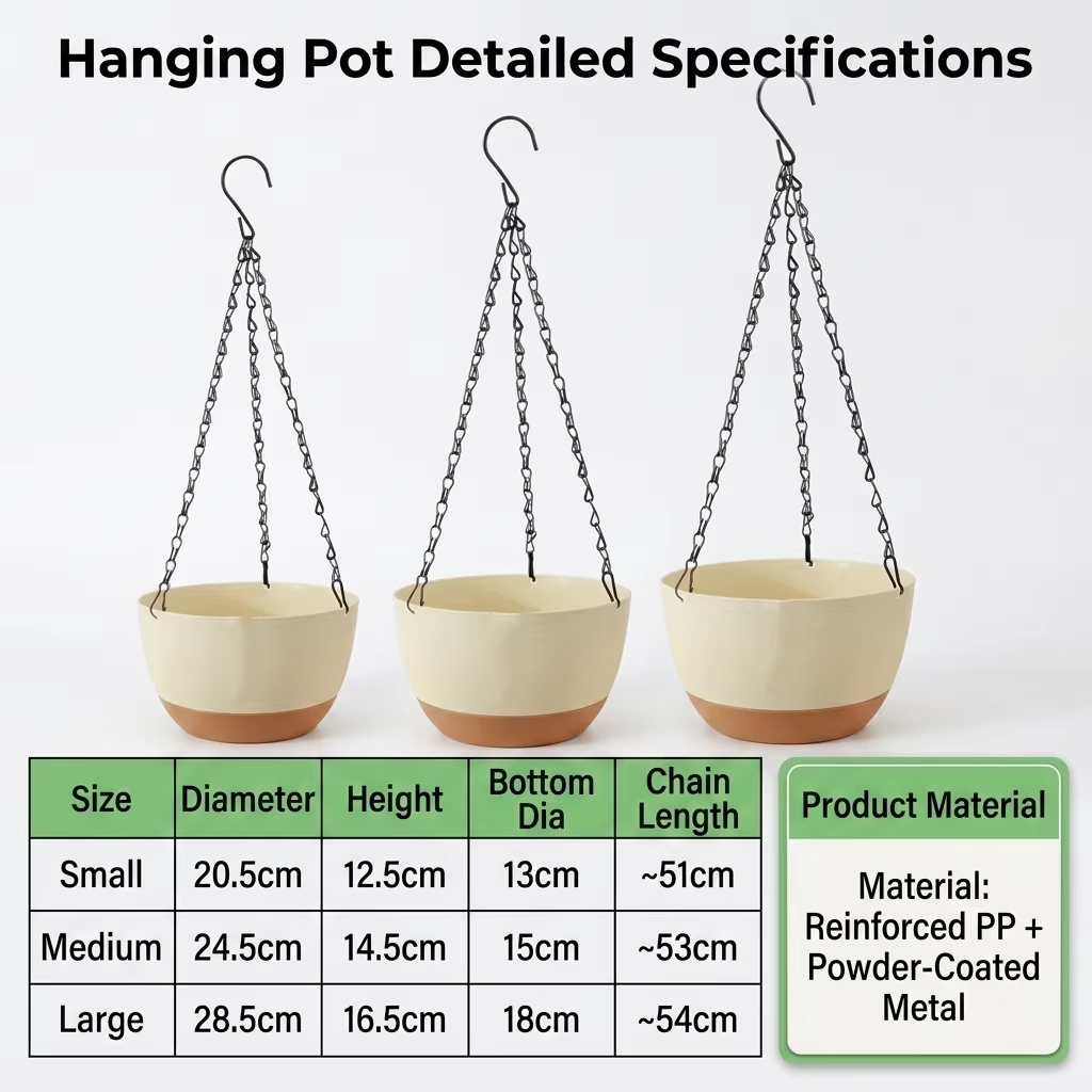 Modern Everyday Dual-Color Han - مراجعة Spider Plant Hanging وسعره
