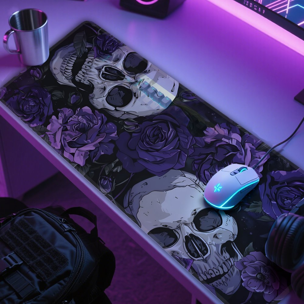 Gothic skull and purple flower - مراجعة Tradescantia Purple وسعره